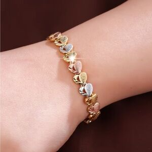 #2  Tri-Color Gold tone bracelet